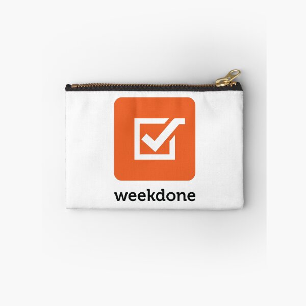 Item preview, Weekdone Orange Checkmark Productivity Business App Logo Art designed and sold by cayangakyu.