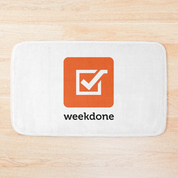 Item preview, Weekdone Orange Checkmark Productivity Business App Logo Art designed and sold by cayangakyu.
