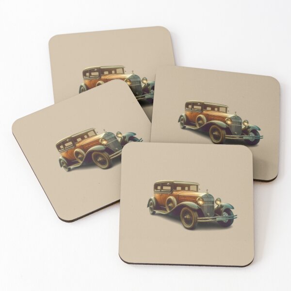 Item preview, Vintage Elegance on Wheels | Classic Retro Car designed and sold by Catfcreations.