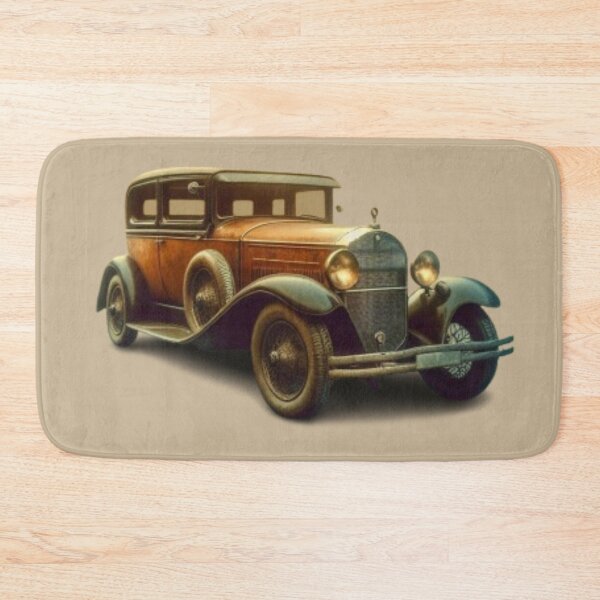 Item preview, Vintage Elegance on Wheels | Classic Retro Car designed and sold by Catfcreations.