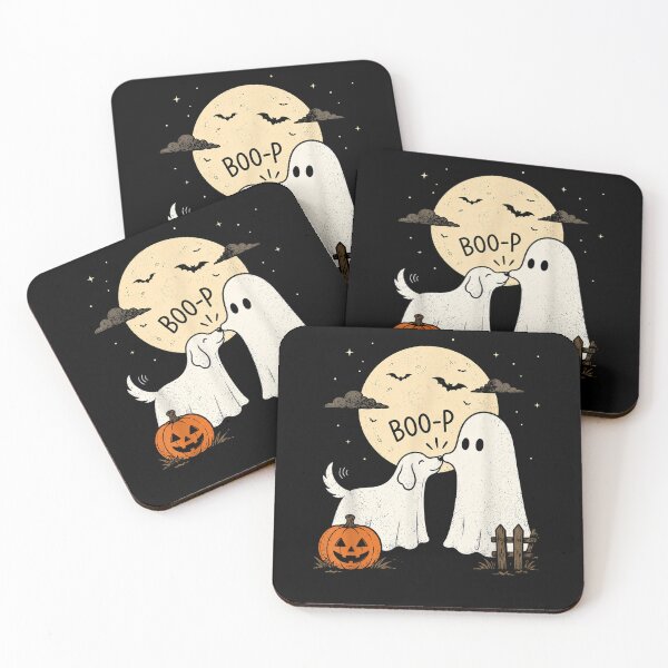 Item preview, Retro Boo Boo-p Dog Ghost Funny Halloween Dog Lovers Dog designed and sold by carlobtzzzz.