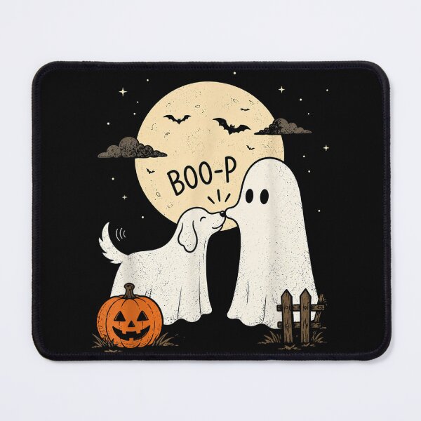 Item preview, Retro Boo Boo-p Dog Ghost Funny Halloween Dog Lovers Dog designed and sold by carlobtzzzz.
