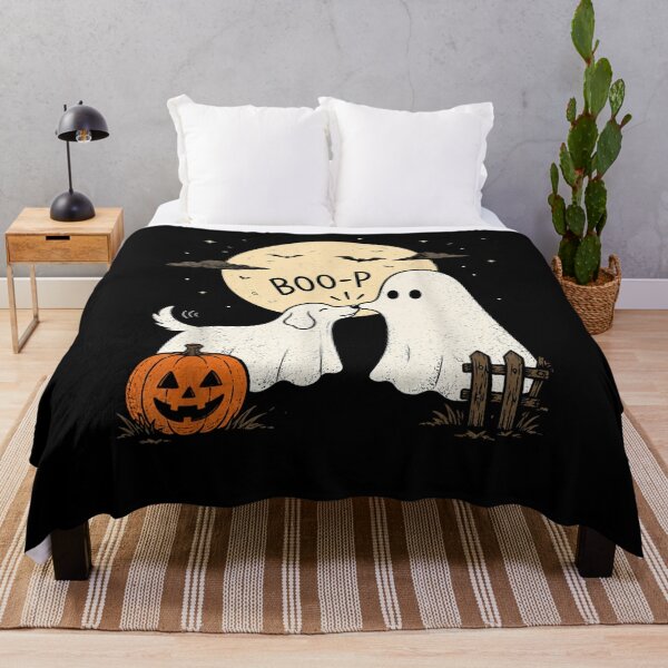 Item preview, Retro Boo Boo-p Dog Ghost Funny Halloween Dog Lovers Dog designed and sold by carlobtzzzz.