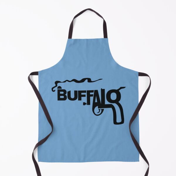 Item preview, Smoking Buffalo Handgun Wordmark Silhouette Graphic designed and sold by SarcasmLounge.