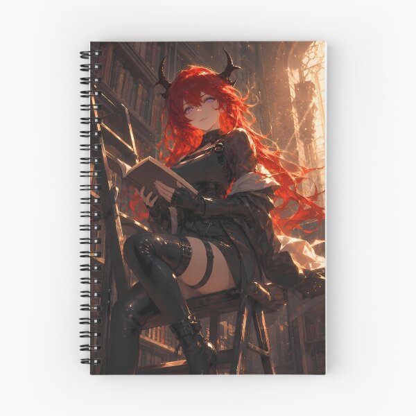 Item preview, Surtr Arknights Golden Library Reading Hour designed and sold by mildaclairmo.
