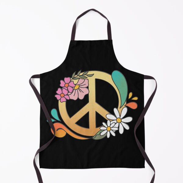 Item preview, Retro 60s 70s Peace Symbol Floral Hippie designed and sold by Jt41.