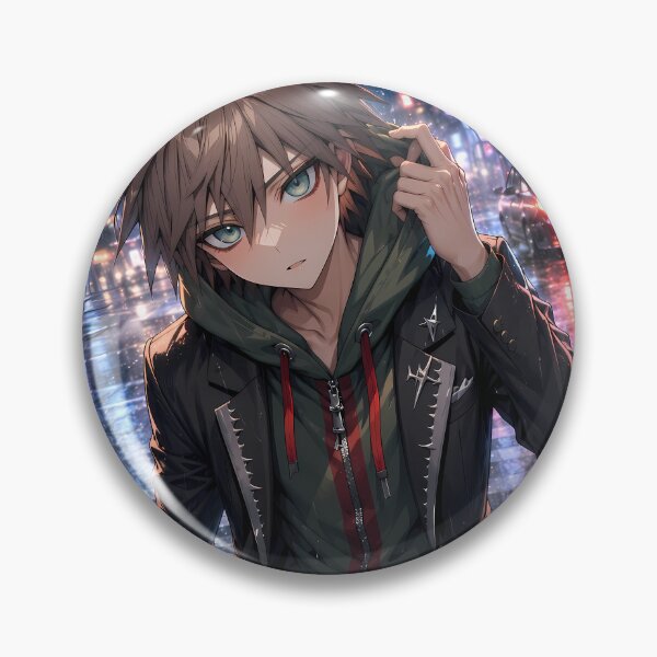 Item preview, Makoto Naegi Danganronpa Lluvia de neón Vagabundo de la ciudad designed and sold by mildaclairmo.