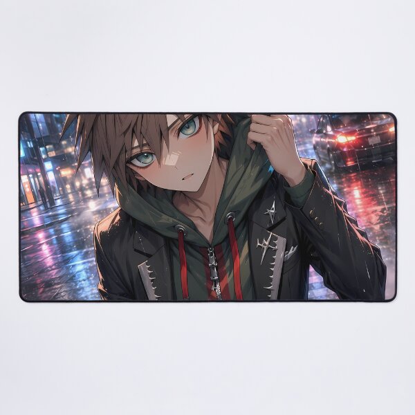 Item preview, Makoto Naegi Danganronpa Neon Rain City Wanderer designed and sold by mildaclairmo.