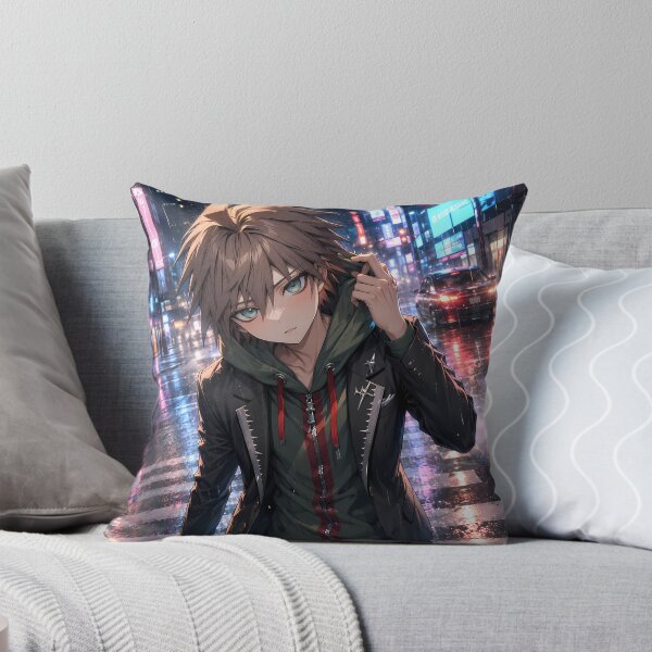 Item preview, Makoto Naegi Danganronpa Neon Rain City Wanderer designed and sold by mildaclairmo.