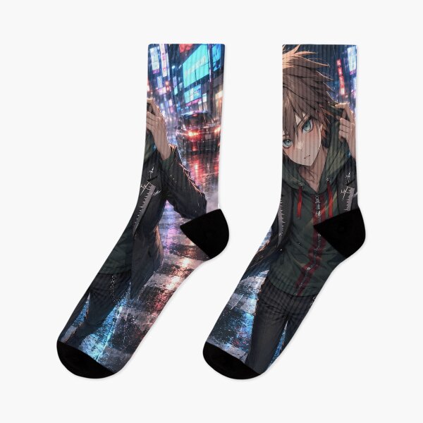 Item preview, Makoto Naegi Danganronpa Lluvia de neón Vagabundo de la ciudad designed and sold by mildaclairmo.