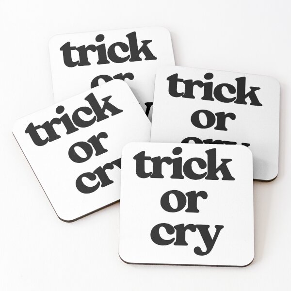 Item preview, Trick or cry | Aesthetic Sticker designed and sold by AlxMn.