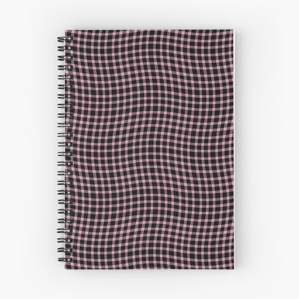 Item preview, Plaid Wavy Pattern Pink Purple Black designed and sold by ArtbyDebbieC.