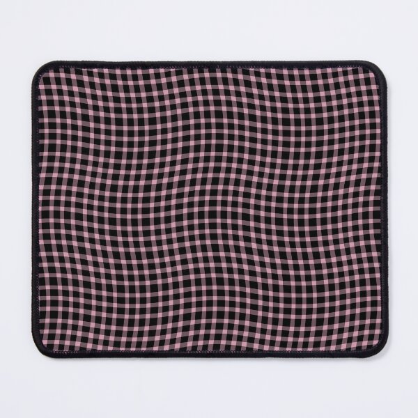 Item preview, Plaid Wavy Pattern Pink Purple Black designed and sold by ArtbyDebbieC.