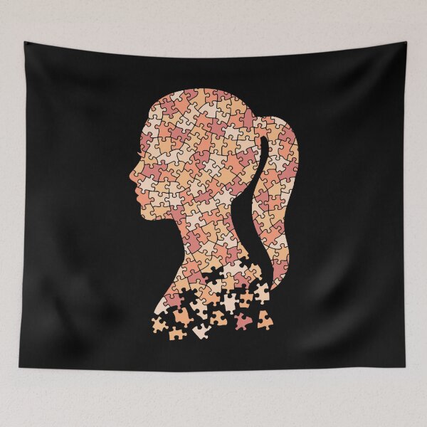 Item preview, Puzzle Girl Jigsaw Pieces Puzzles Funny Puzzling Woman designed and sold by GrandeDuc.