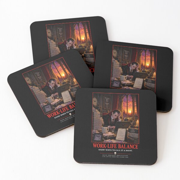 Item preview, ⚡Dead Serious Motivation Collection - Work-Life Balance designed and sold by WheelieGdArt.