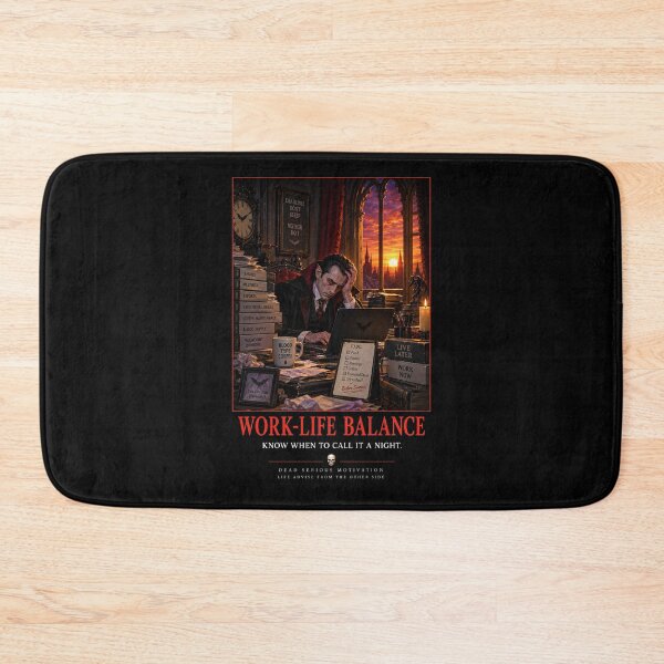 Item preview, ⚡Dead Serious Motivation Collection - Work-Life Balance designed and sold by WheelieGdArt.