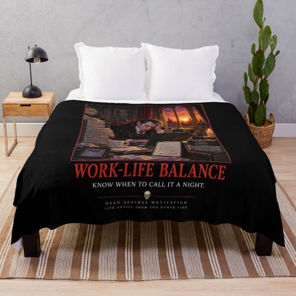 Item preview, ⚡Dead Serious Motivation Collection - Work-Life Balance designed and sold by WheelieGdArt.