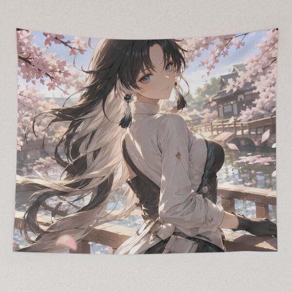 Item preview, Jianxin Wuthering Waves Sakura Bridge Breeze designed and sold by mildaclairmo.