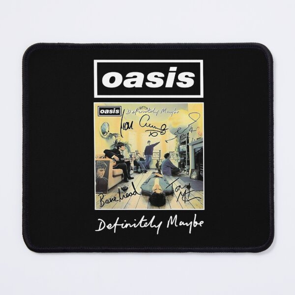 Item preview, Oasis Definitely Maybe Autographed Vintage designed and sold by cubomtumeshop.