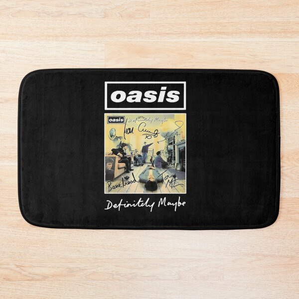 Item preview, Oasis Definitely Maybe Autographed Vintage designed and sold by cubomtumeshop.