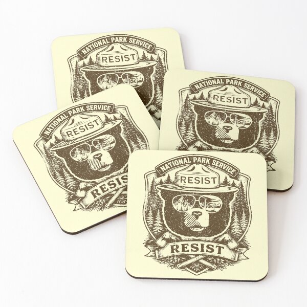Item preview, Resist Bear - National Park Service designed and sold by louciverzania.