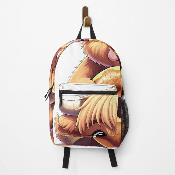 Item preview, Cute Baby Highland Cow Hugging Apple Cider Donut designed and sold by pumsquare.