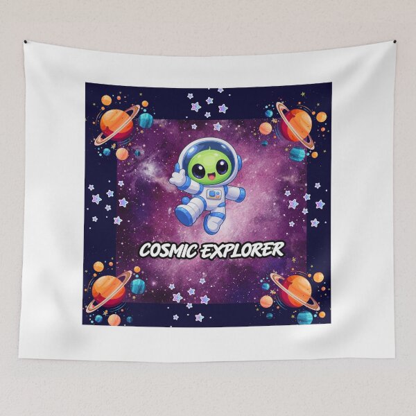 Item preview, Cosmic explorer astronaut space adventure  designed and sold by Visualfuse.