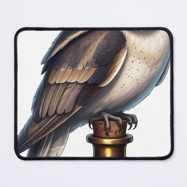 Item preview, Gothic Barn Owl Antique Brass Apothecary Phial designed and sold by IllumeInk.