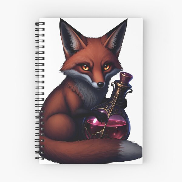 Item preview, Gothic Red Fox Ruby Glass Poison Vial designed and sold by IllumeInk.