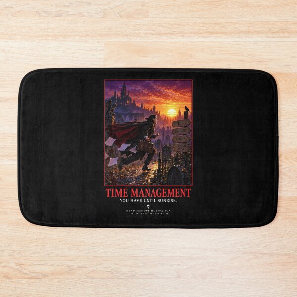 Item preview, ⚡Dead Serious Motivation Collection - Time Management designed and sold by WheelieGdArt.