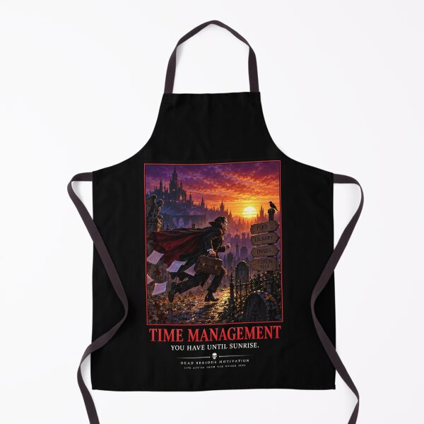 Item preview, ⚡Dead Serious Motivation Collection - Time Management designed and sold by WheelieGdArt.