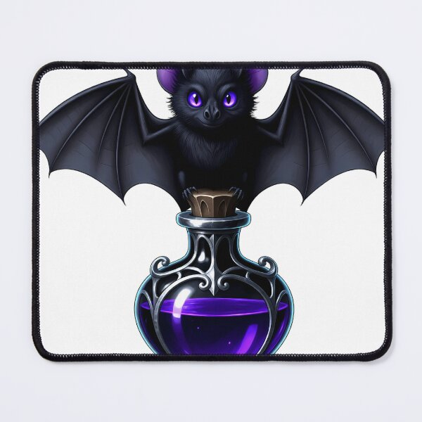 Item preview, Gothic Bat Obsidian Poison Phial & Nightshade designed and sold by IllumeInk.