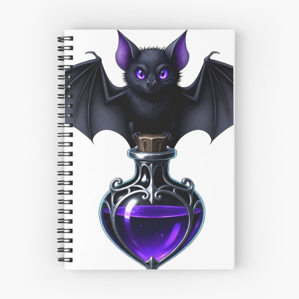Item preview, Gothic Bat Obsidian Poison Phial & Nightshade designed and sold by IllumeInk.