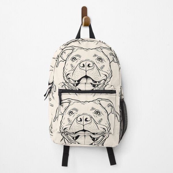 Item preview, Happy Pit Bull – Minimalist Dog Line Art designed and sold by sososweett.