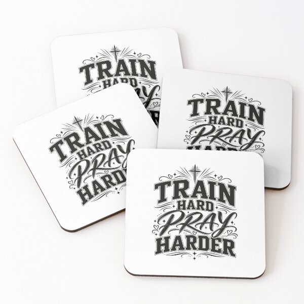Item preview, Train Hard Pray Harder designed and sold by RootedandGrounded.