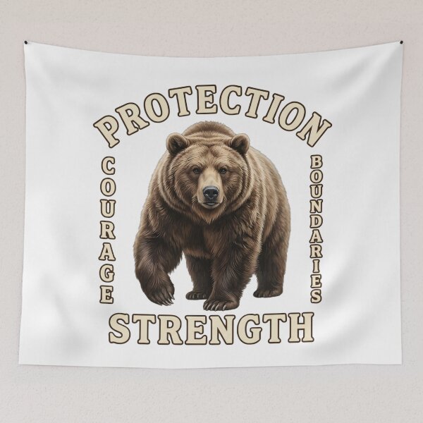 Item preview, Totem Animal: Bear Spiritual Symbolism designed and sold by The She Shed.