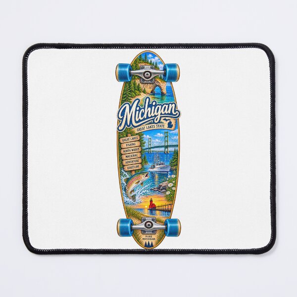 Item preview, Michigan Gen X Skateboard designed and sold by Whimspired By Paxx.