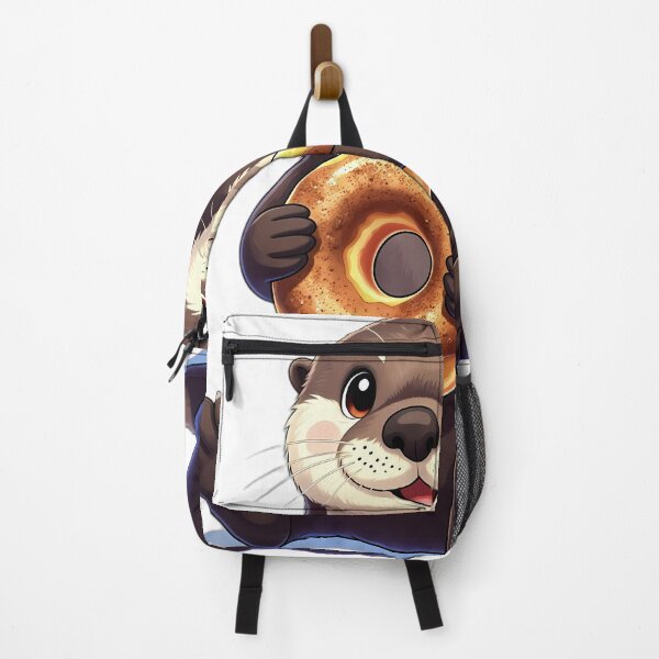 Item preview, Cute Sea Otter Hugging Golden Cider Donut designed and sold by pumsquare.