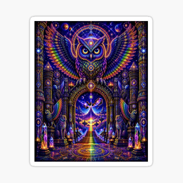 Item preview, 3. The Cosmic Owl Portal designed and sold by Dominik1994.
