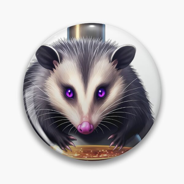 Item preview, Gothic Possum Amber Glass Poison Phial designed and sold by IllumeInk.