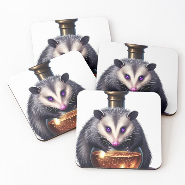 Item preview, Gothic Possum Amber Glass Poison Phial designed and sold by IllumeInk.