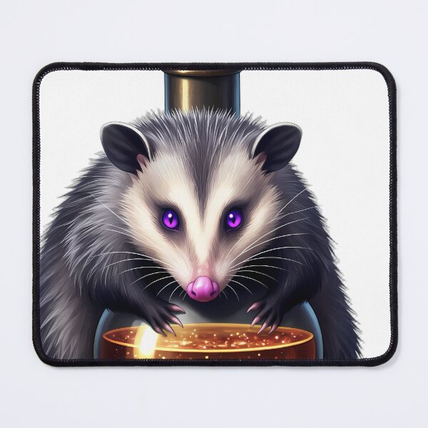 Item preview, Gothic Possum Amber Glass Poison Phial designed and sold by IllumeInk.