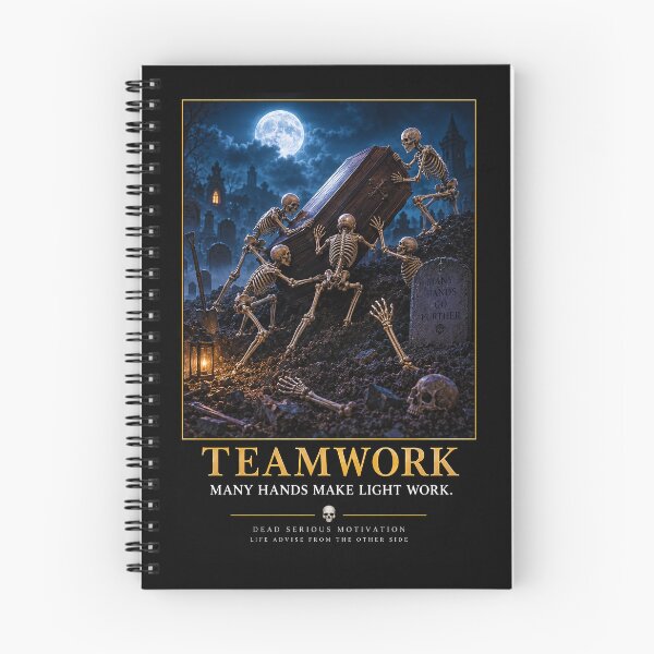 Item preview, ⚡Dead Serious Motivation Collection - Teamwork designed and sold by WheelieGdArt.