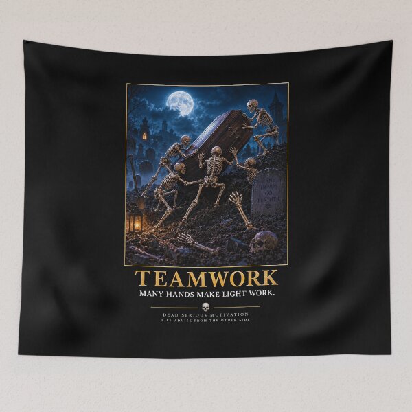 Item preview, ⚡Dead Serious Motivation Collection - Teamwork designed and sold by WheelieGdArt.