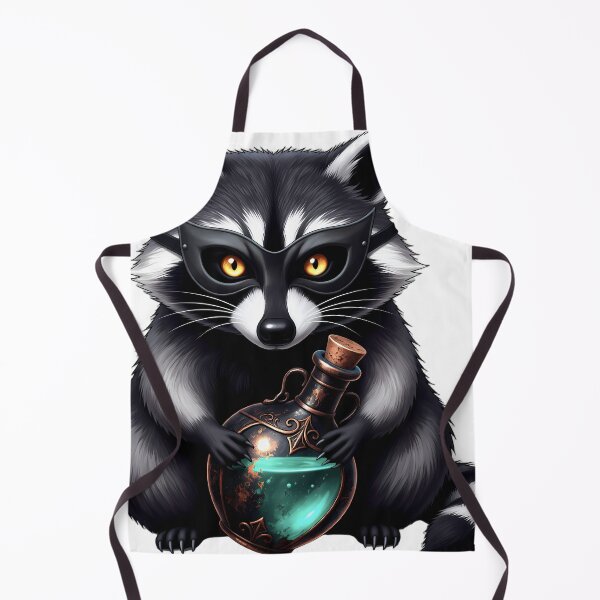 Item preview, Gothic Raccoon Antique Copper Poison Bottle designed and sold by IllumeInk.