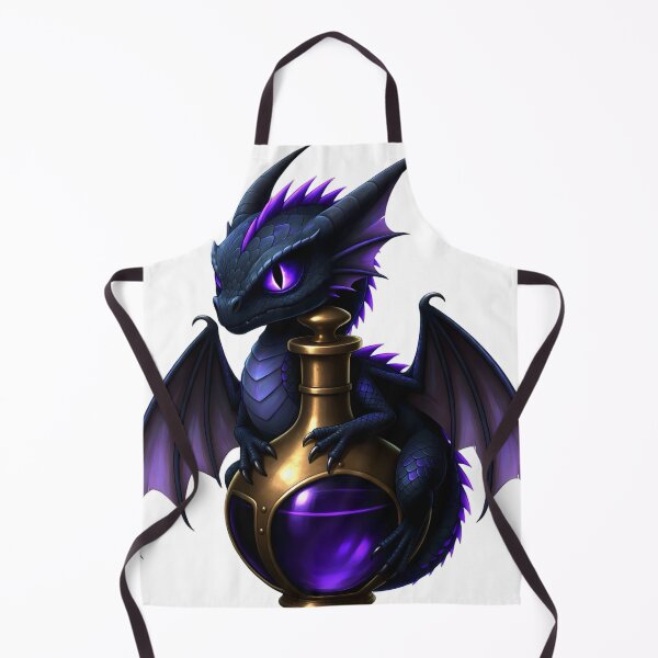 Item preview, Gothic Dragon Hatchling Antique Brass Elixir Phial designed and sold by IllumeInk.