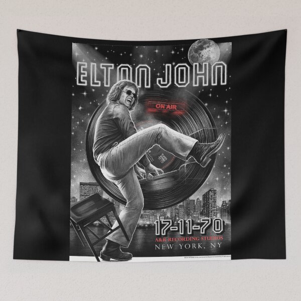 Item preview, Vintage Concert Legends Musical Elton Poster designed and sold by arjonrasikmuna.