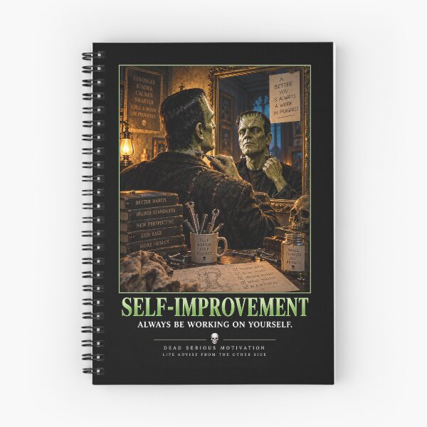 Item preview, ⚡Dead Serious Motivation Collection - Self Improvement designed and sold by WheelieGdArt.