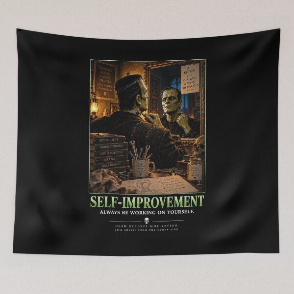 Item preview, ⚡Dead Serious Motivation Collection - Self Improvement designed and sold by WheelieGdArt.