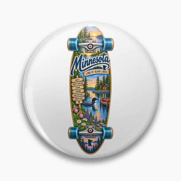 Item preview, Minnesota Gen X Skateboard designed and sold by Whimspired By Paxx.